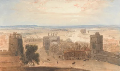 Vista da Torre Redonda, Castelo de Windsor