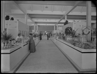 Vista interior, de, a, 95th, rua, mercado, olhar, sul, cidade nova iorque, 22 de outubro de 1915