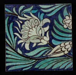 Art Nouveau Tile (faiança vidrada)