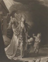 Sra. Yates no Personagem de Medeia, 1771.