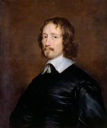 Retrato de John Hampden, político e deputado inglês, meados do século XVII