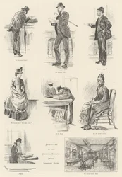 Esboços no General Register Office, Somerset House