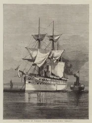 Visita do Príncipe de Gales à Índia, HMS Serapis