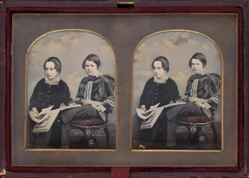 Retrato de Dois Rapazes, 1850s.