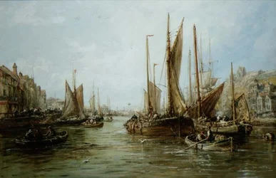 Cais com Barcos de Pesca