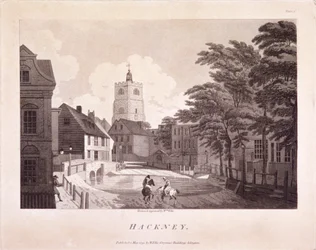 Hackney Brook, Hackney, Londres, 1791