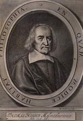 Thomas Hobbes, filósofo inglês, c1668 1894
