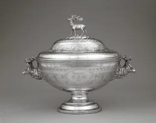 Sopa de terrina, c. 1860 (prata)