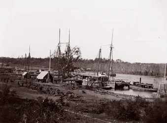Broadway Landing, Rio Appomattox, 1864.
