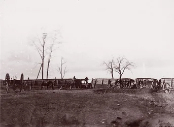 Fort Brady, Virgínia, perto de Dutch Gap, 1865.