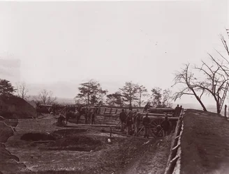 Perto de Dutch Gap, Virgínia. Forte Brady, c. 1865.
