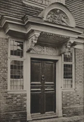 Porta, Burwash, Sussex (foto a p/b)