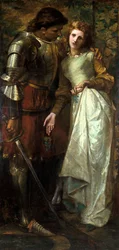 Ophelia e Laertes ou Ophelia Aqui está Rosemary, 1879.