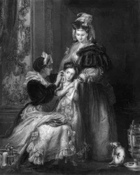 O primeiro brinco, 1849.