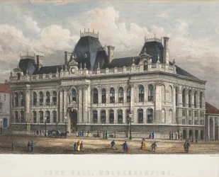 Câmara Municipal, Wolverhampton, c.1871