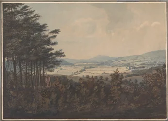 Paisagem com Vale e Montanhas