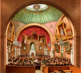 Câmara do Conselho, Guildhall, cidade de Londres, 1886.
