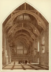 Interior da guilda, cidade de Londres, 1886