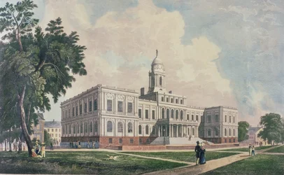 Prefeitura, gravada, impressa e colorida por I. Hill, 1826