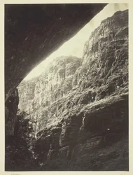 Cañon de Kanab Wash, Rio Colorado, Looking South, 1872.