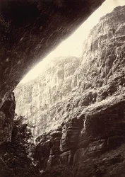Cañon de Kanab Wash, Looking South, 1872.