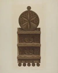 Pai. German Spoon Rack, c. 1942.