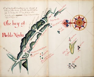 A baía de Pueblo Nueba