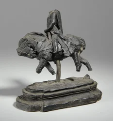Maquete para uma estátua equestre de Eduardo I, c.1893 (plasticina)