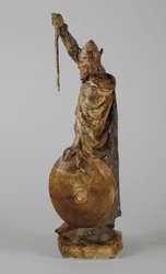 Maquete para a estátua de Alfredo, o Grande, c.1901 (gesso pintado) (ver também 876154-5)