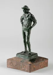 The Mower, c.1884 (cera) (ver também 440211)