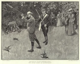 A festa real em Sandringham