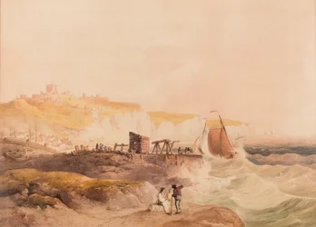 Dover, data desconhecida (aguarela e lápis sobre papel)