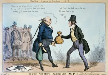 Como se fazer um MP, 19 de julho de 1830 (gravura a cores)