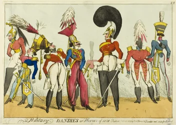 Dândis militares ou heróis de 1818