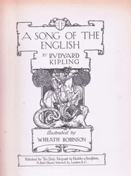Uma Canção da página de título em inglês (St George and the Dragon)