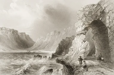 Glengarriff, Condado de Cork, de "Cenário e Antiguidades da Irlanda" por George Virtue, de 1860