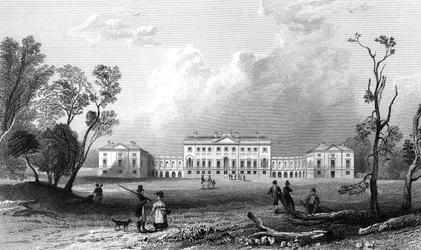 Thorndon Hall, Essex, gravado por Henry Adland, 1832