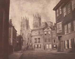 Uma cena em York: York Minster de Lop Lane