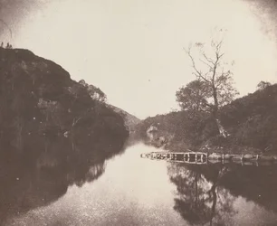 Cais de Loch Katrine, cena de «A dama do lago»