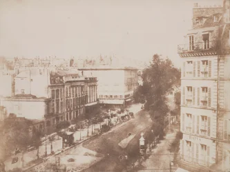 Vista dos Boulevards em Paris
