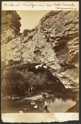 [Ponte natural, vista de cima, desfiladeiro de La Prêle, Wyoming]