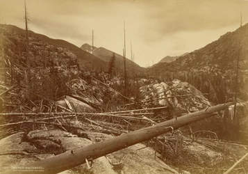 «Roches Moutonnées» perto da Montanha da Santa Cruz