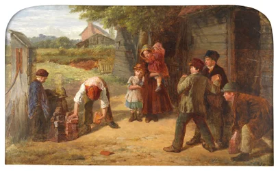 O jogo da aldeia, 1860