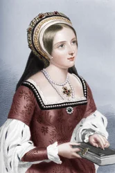 Catarina Parr 1512-1548, a sexta esposa do rei Henrique VIII, 1851