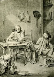 Dois meninos pintor
