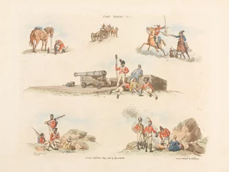  Cenas do acampamento , 1803