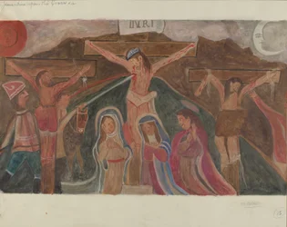 Estação da Cruz No. 12: Jesus Morre na Cruz, c. 1936.