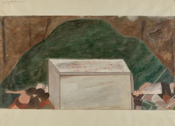 Estação da Cruz No. 14: Jesus é Laid em Sua Tumba, c. 1936.