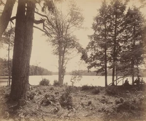 Lago Ganoga, c. 1895 (foto)