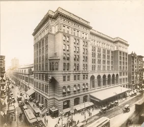 Market Street em 12 de janeiro de 1912 (impressão fotográfica)
